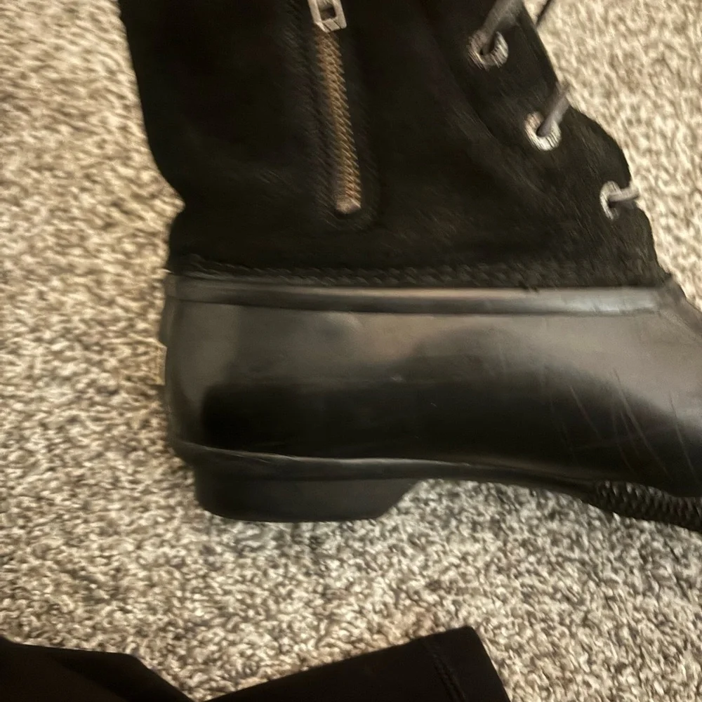 Sperry Black Waterproof Boots